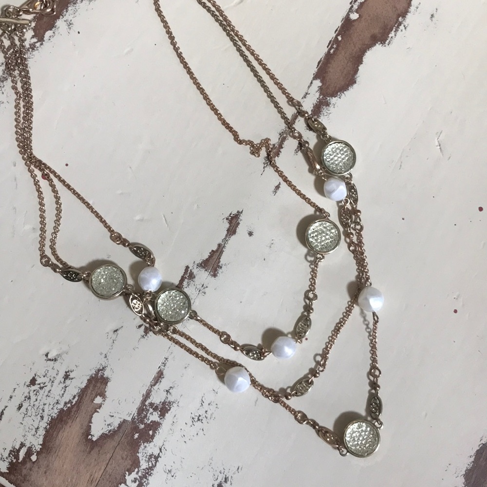 Ann Taylor Multistrand Pearl Necklace